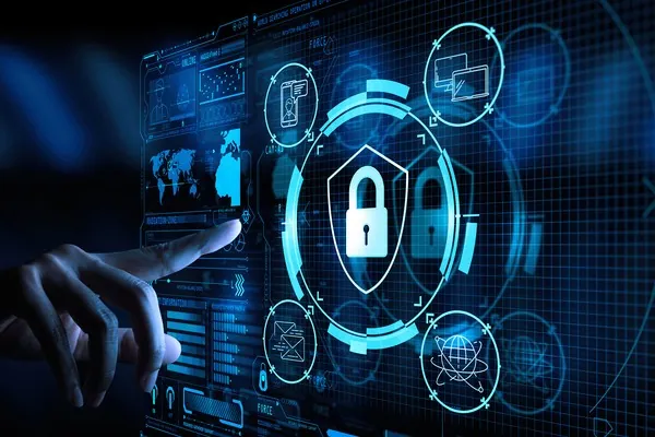 Hình ảnh minh họa công nghệ Blockchain với các khối liên kết, biểu tượng tiền điện tử, thể hiện sự minh bạch và bảo mật giao dịch tại 388bet